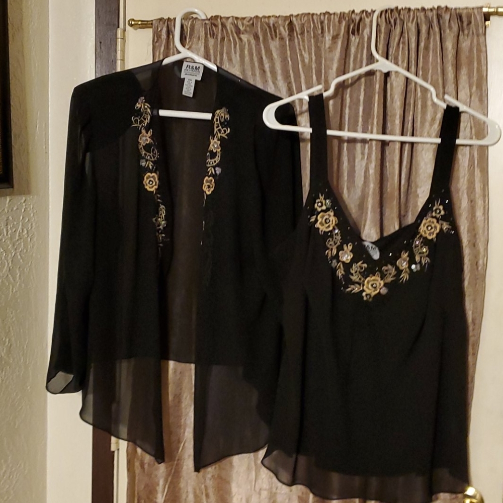 Two piece blouse set